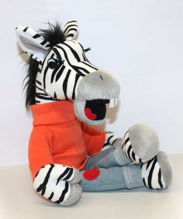 Das kleine Zebra – Plüschfigur 35 cm – Shop